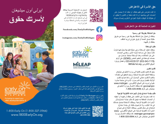 Thumbnail image of Arabic Your Family Has Rights Brochure 